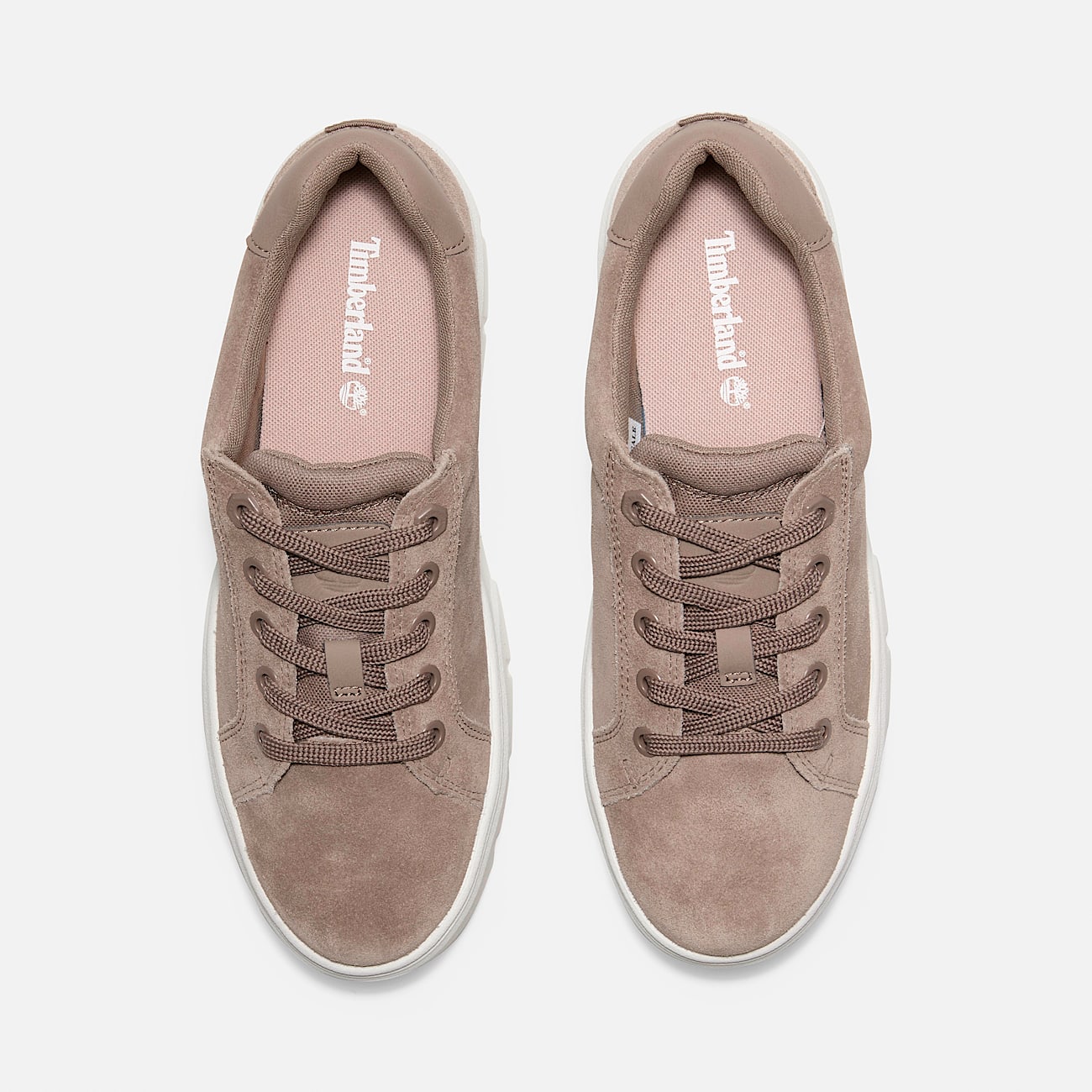 Womens Laurel Court Low LaceUp Sneaker TBL Taupe Suede ALT2