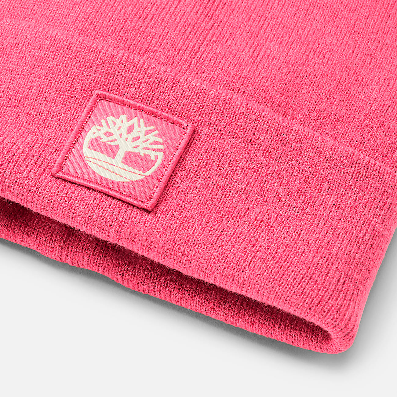 Cuffed Beanie With Tonal Patch TBL Berry Pink ALT1