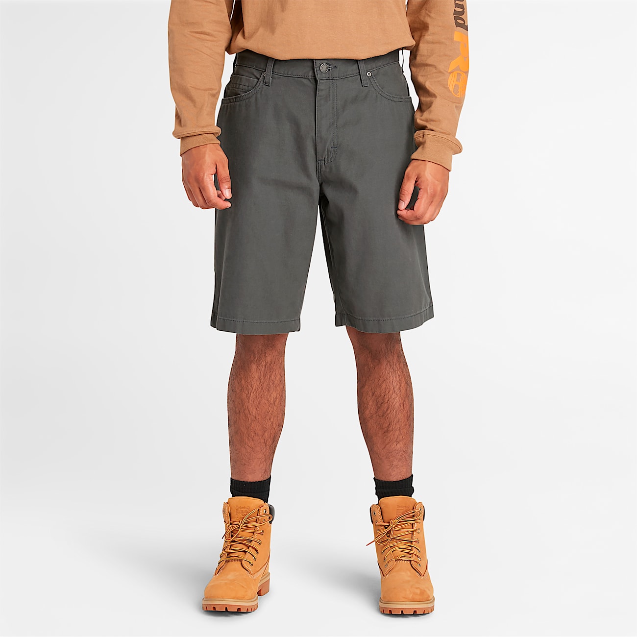 Mens Timberland PRO SonOfAShort Canvas Work Short TBL Gunmetal HERO