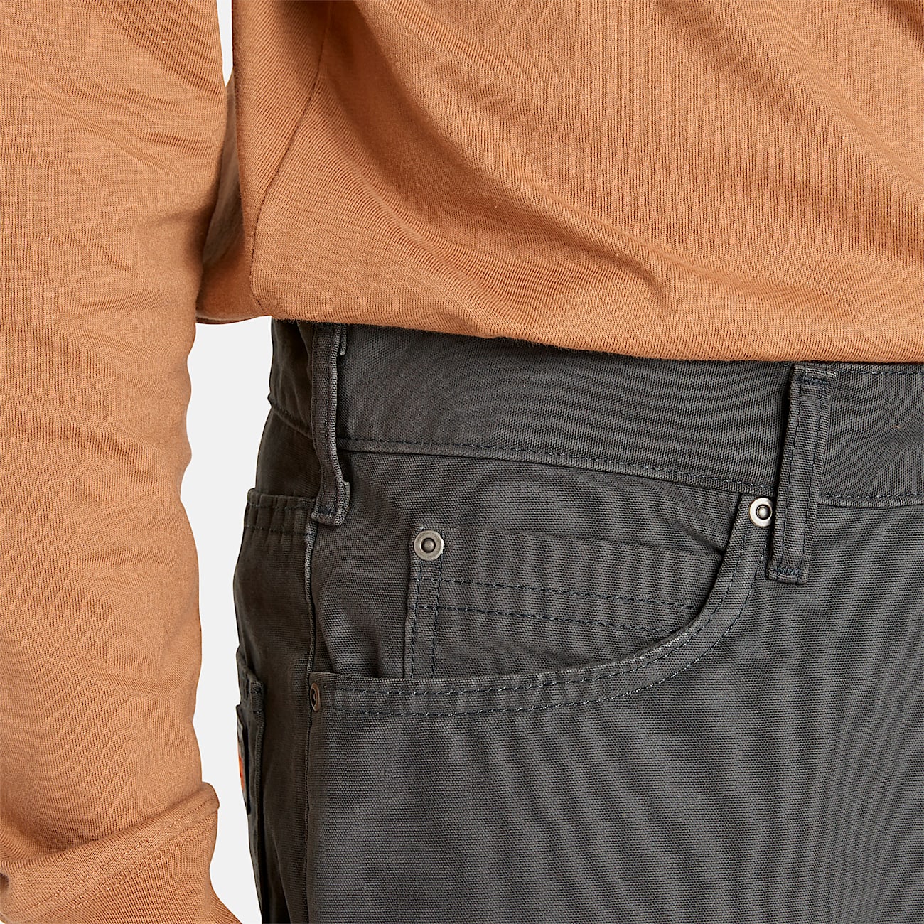 Mens Timberland PRO SonOfAShort Canvas Work Short TBL Gunmetal ALT2