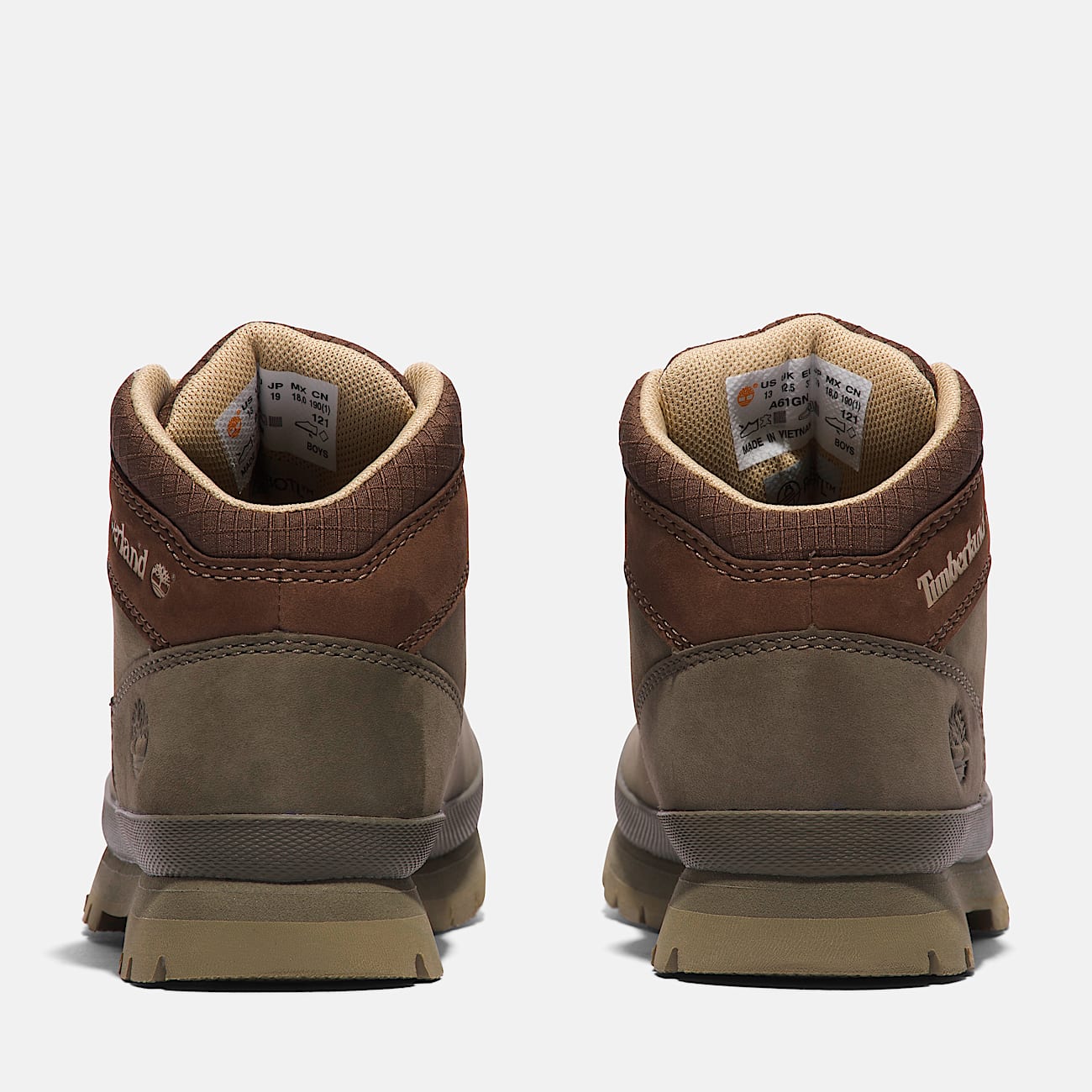 Youth Euro Hiker Boot TBL Dark Green Nubuck ALT5