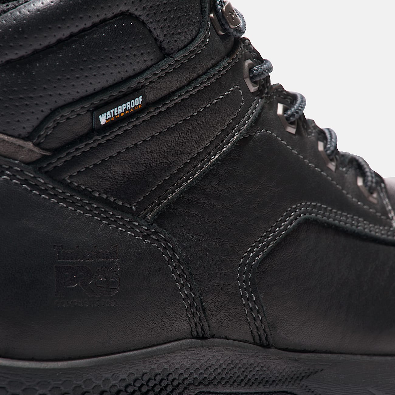 Mens Timberland PRO TiTAN EV 6 Waterproof CompToe Work Boot TBL BlackBlack ALT7