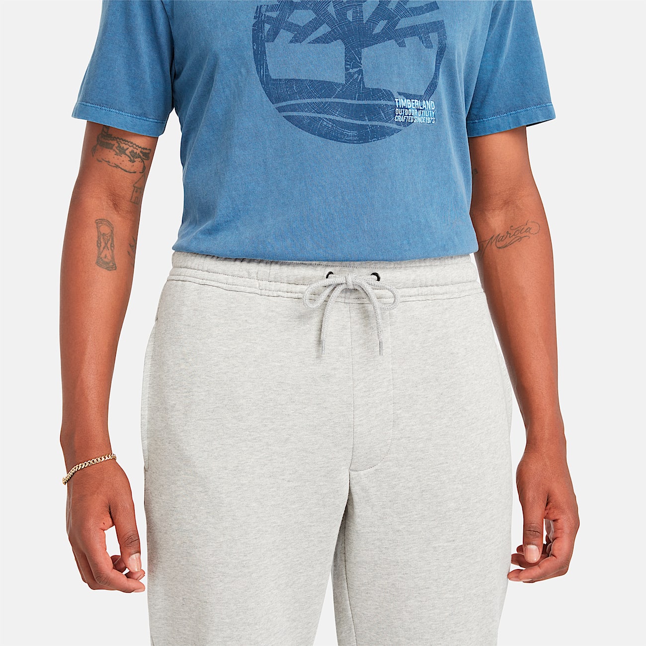 Mens Kennebec River Brushed Back Sweatpant TBL Medium Grey Heather ALT2