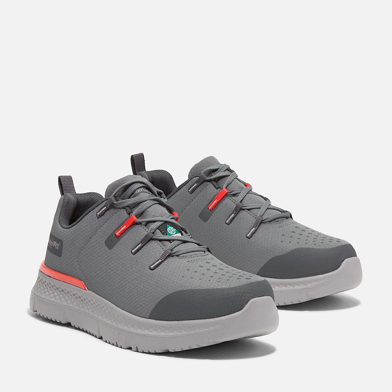 Mens Timberland PRO Intercept SteelToe Work Sneaker TBL Grey ALT4