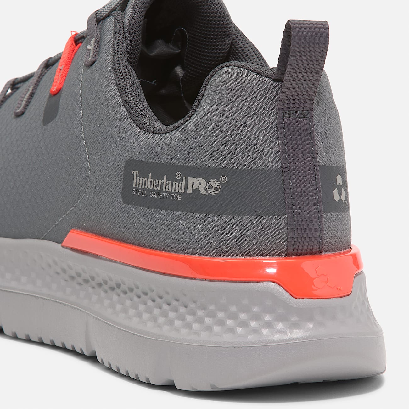 Mens Timberland PRO Intercept SteelToe Work Sneaker TBL Grey ALT7