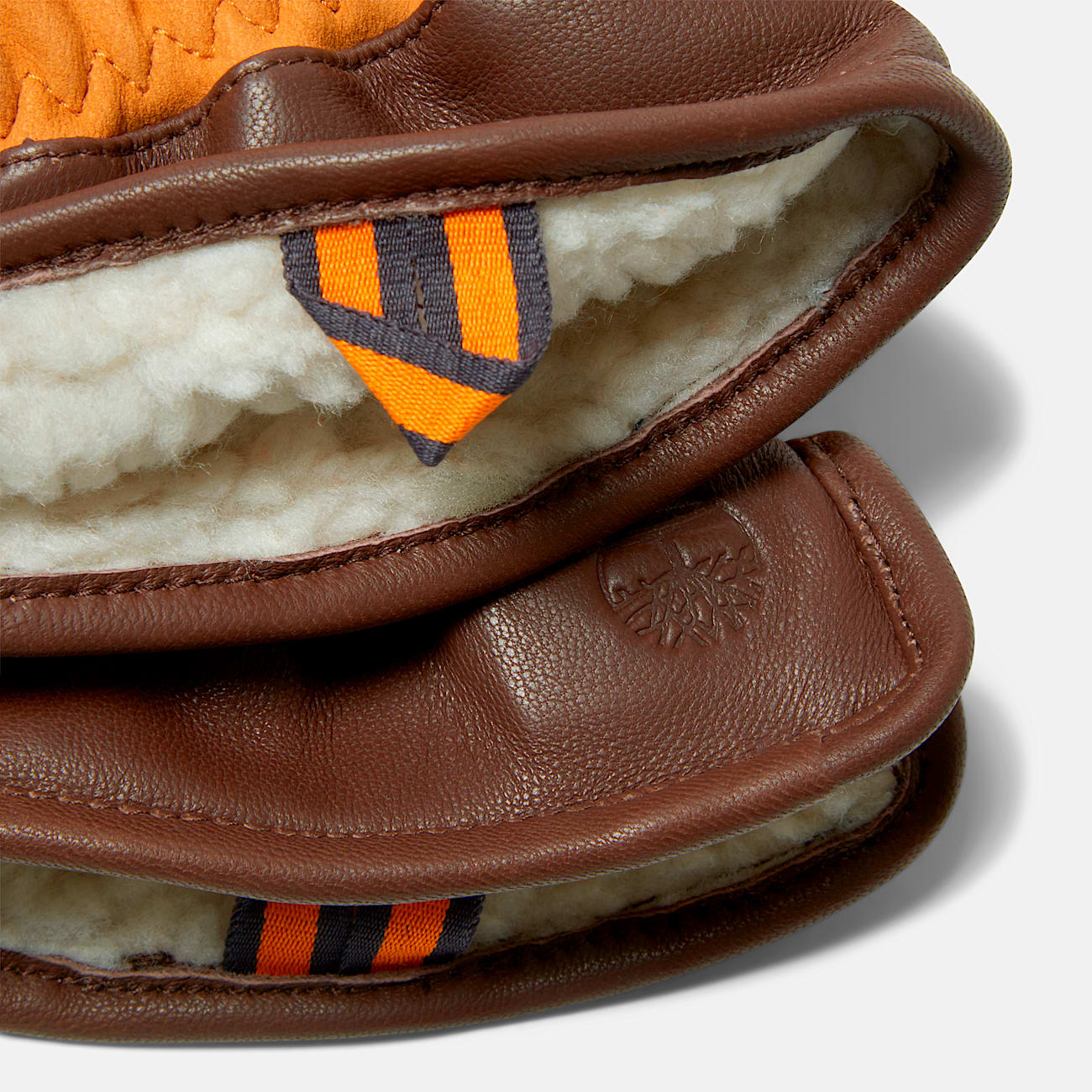 Mens FleeceLined Leather Gloves TBL Wheat ALT1