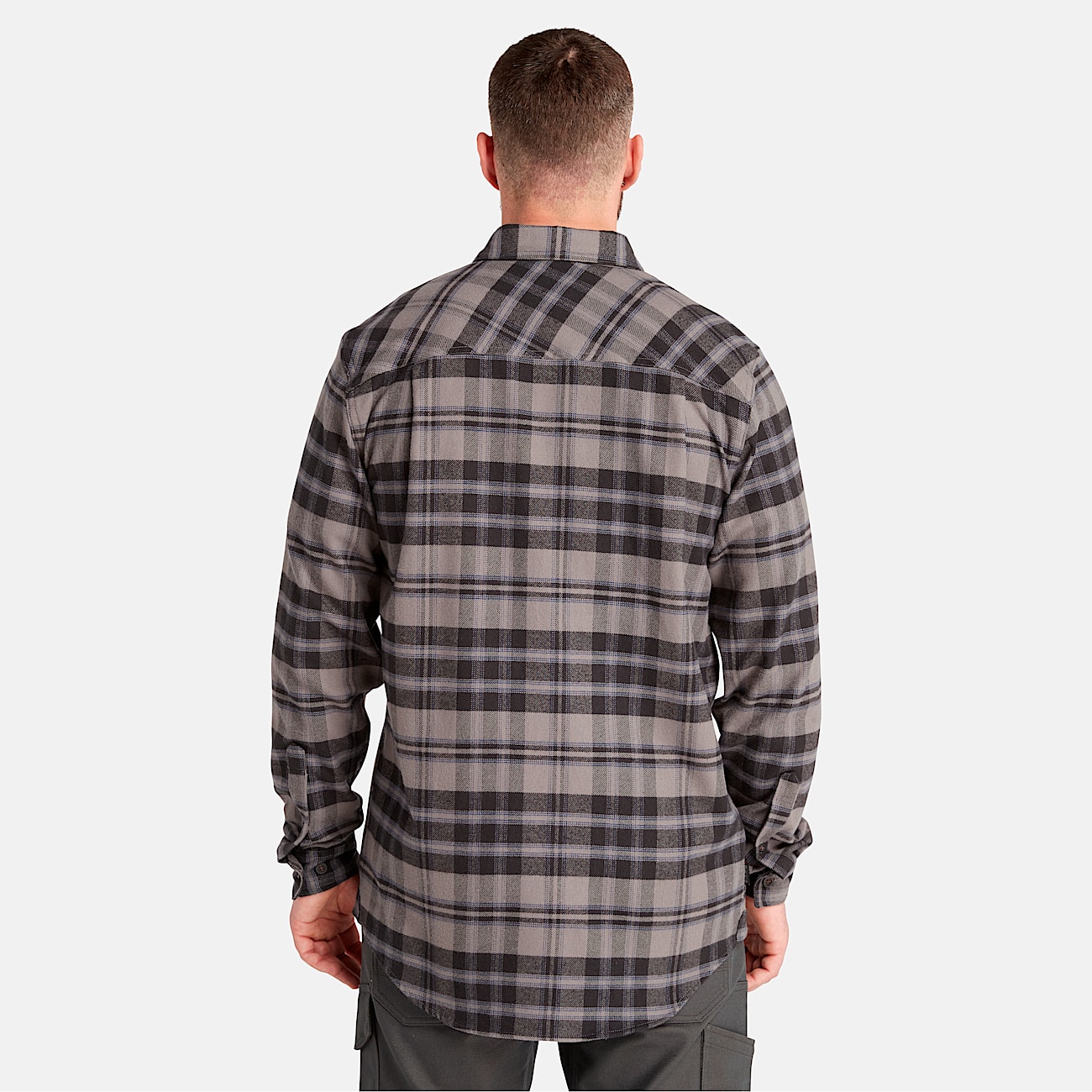 Mens Timberland PRO Woodfort Midweight Flannel Shirt TBL Tornado YarnDyed ALT9