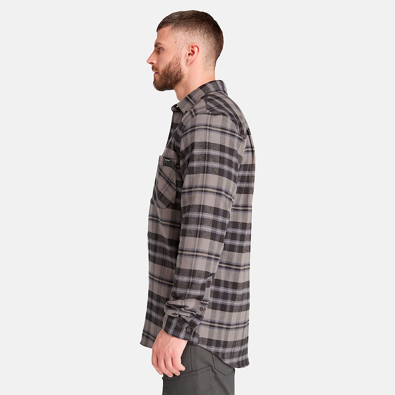Men's Timberland PRO® Woodfort Midweight Flannel Shirt - 4