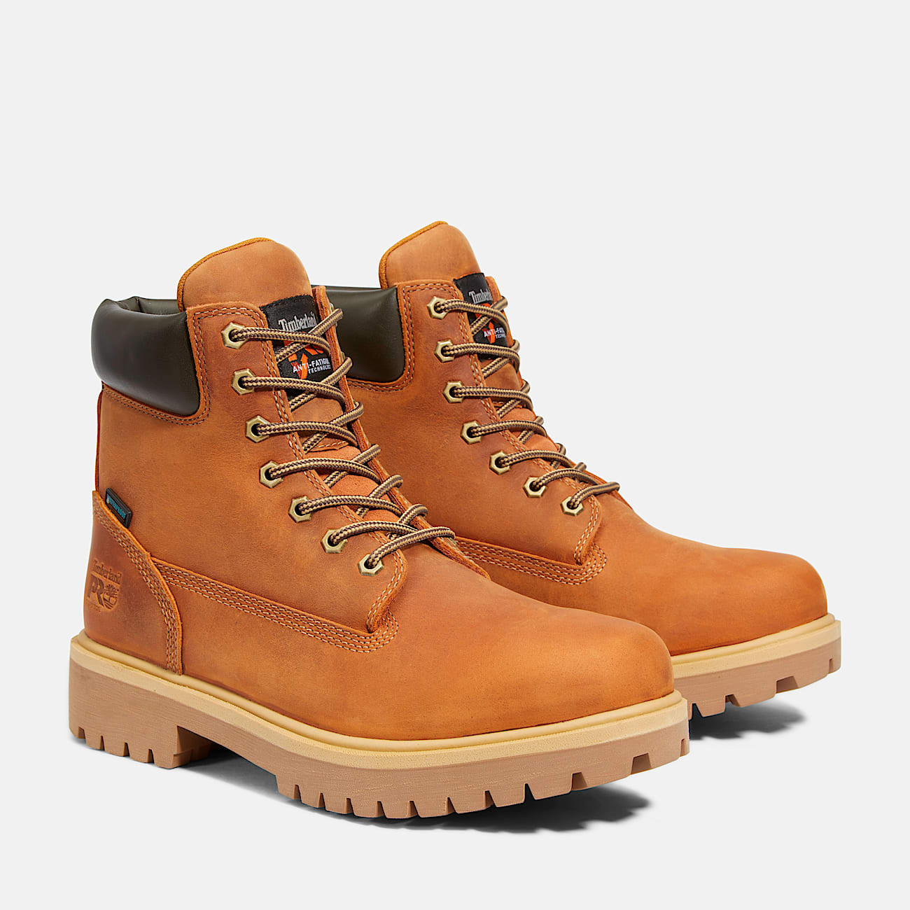 Mens Direct Attach 6 Waterproof Work Boot TBL BrownMarigold ALT4