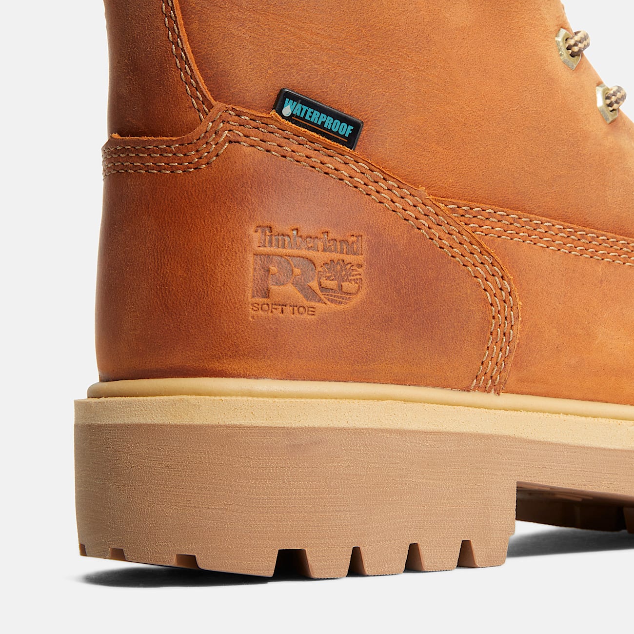 Mens Direct Attach 6 Soft Toe Waterproof Work Boot TBL BrownMarigold ALT7