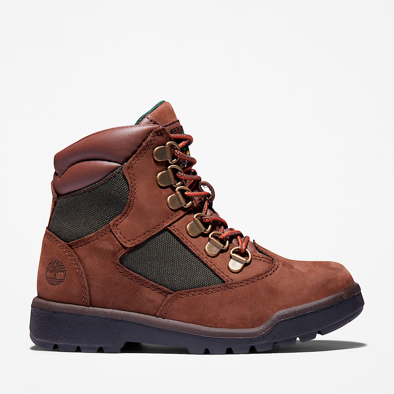 Junior 6Inch Field Boot TBL Dark Brown Nubuck HERO