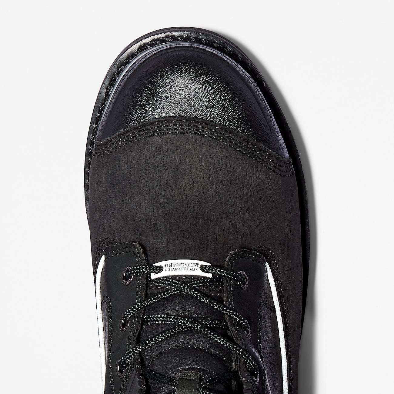 Mens Gravel Pit Met Guard Steel Toe Waterproof Work Boot TBL Black ALT2