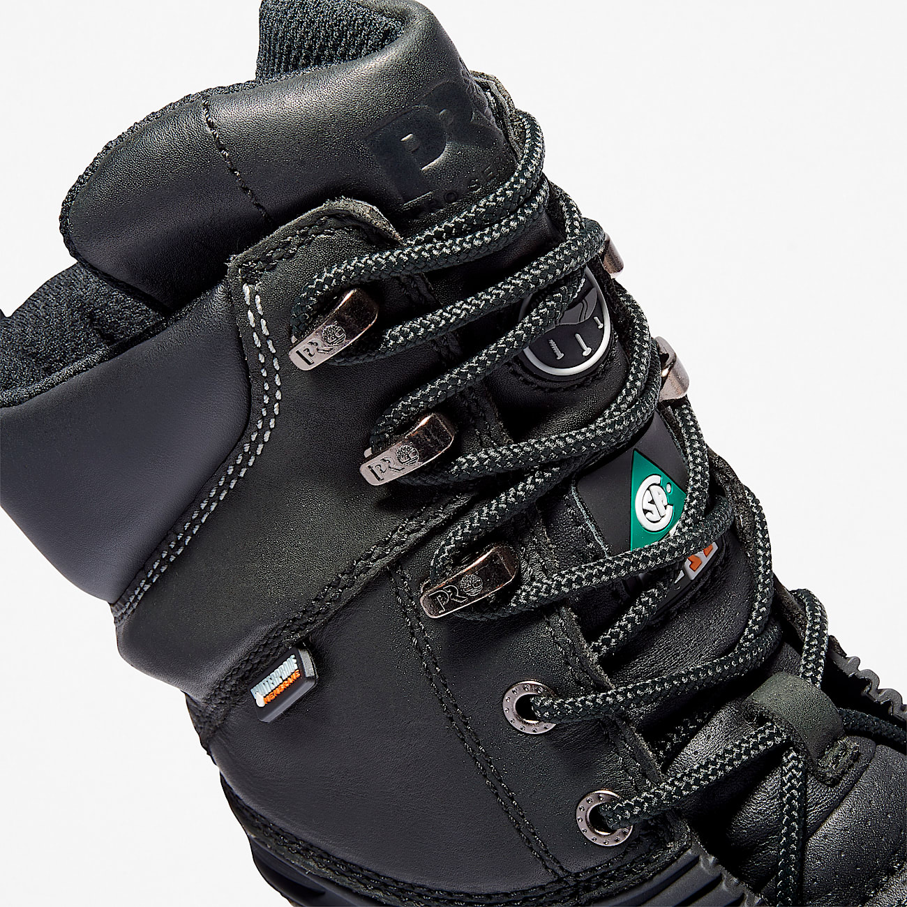 Mens Gravel Pit Met Guard Steel Toe Waterproof Work Boot TBL Black ALT6