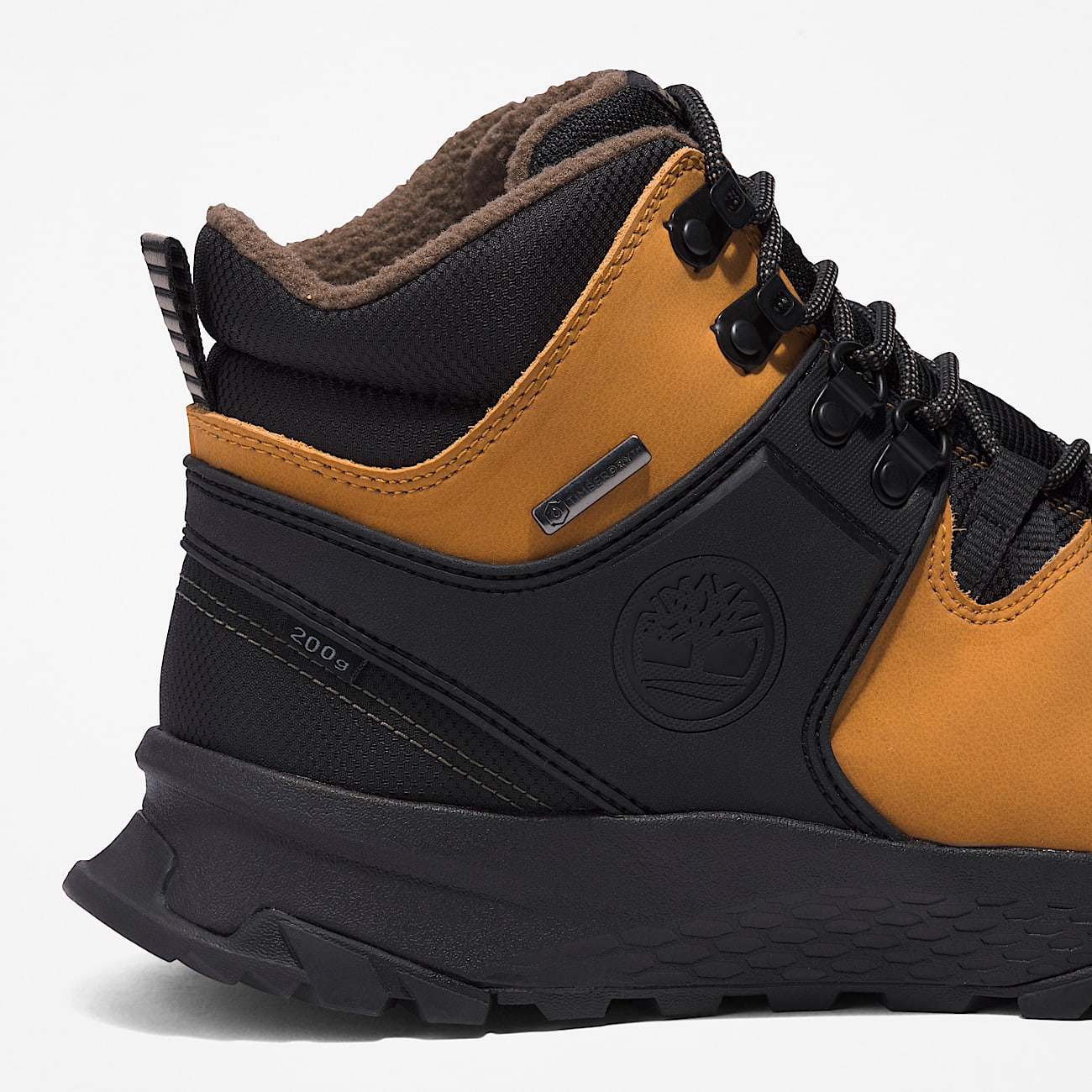 Mens Lincoln Peak Waterproof Hiking Boots TBL Wheat Leather ALT7