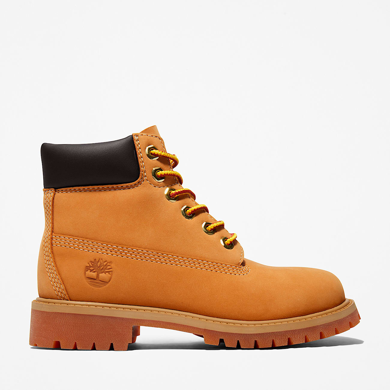 Youth Timberland Premium 6Inch Waterproof Boot TBL Wheat Nubuck HERO