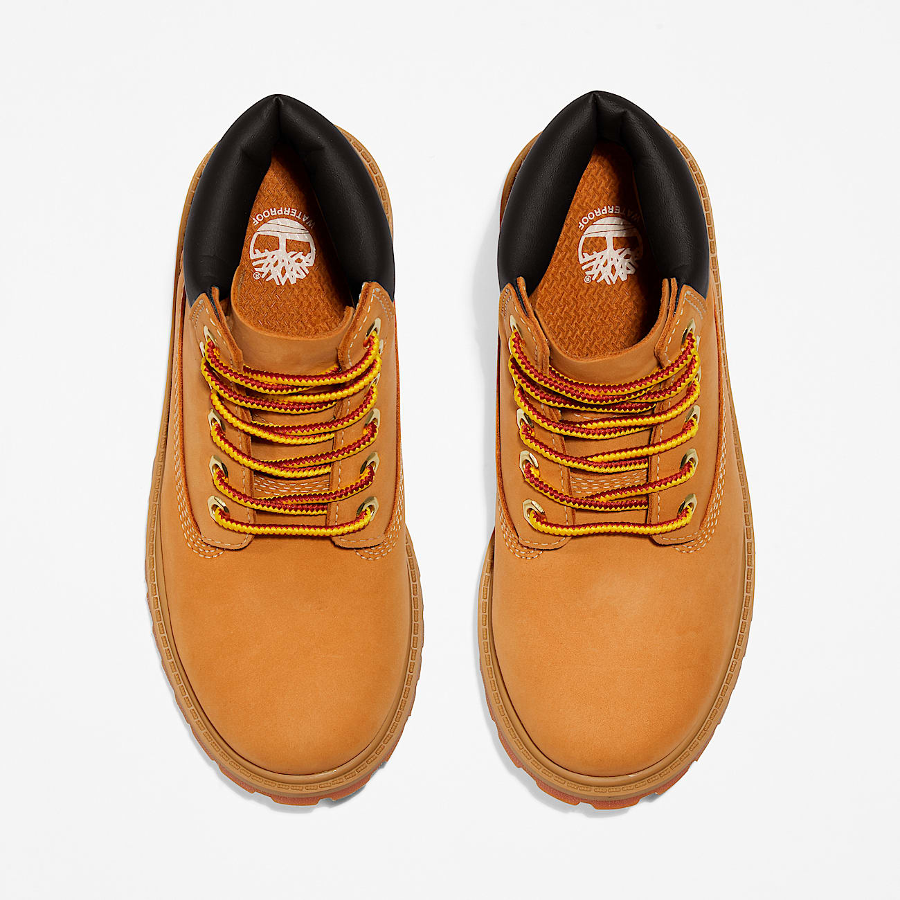 Youth Premium 6-Inch Waterproof Boots - Wheat Nubuck | Timberland US