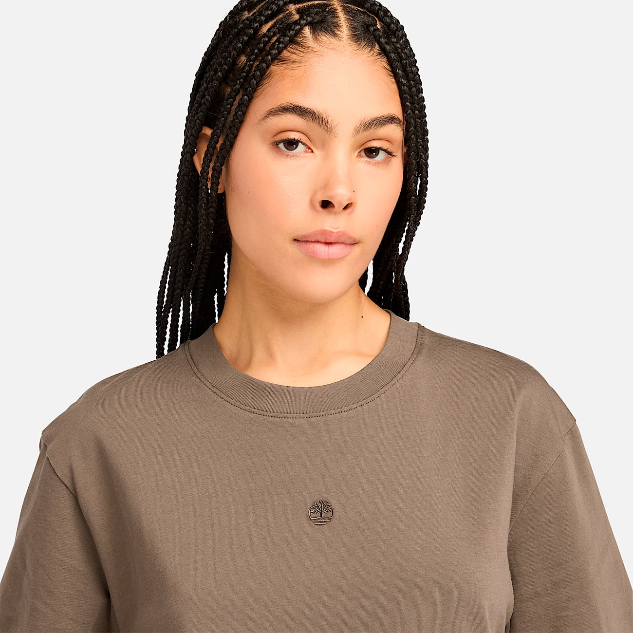 Womens Lush ShortSleeve TShirt TBL Chocolate Chip ALT2