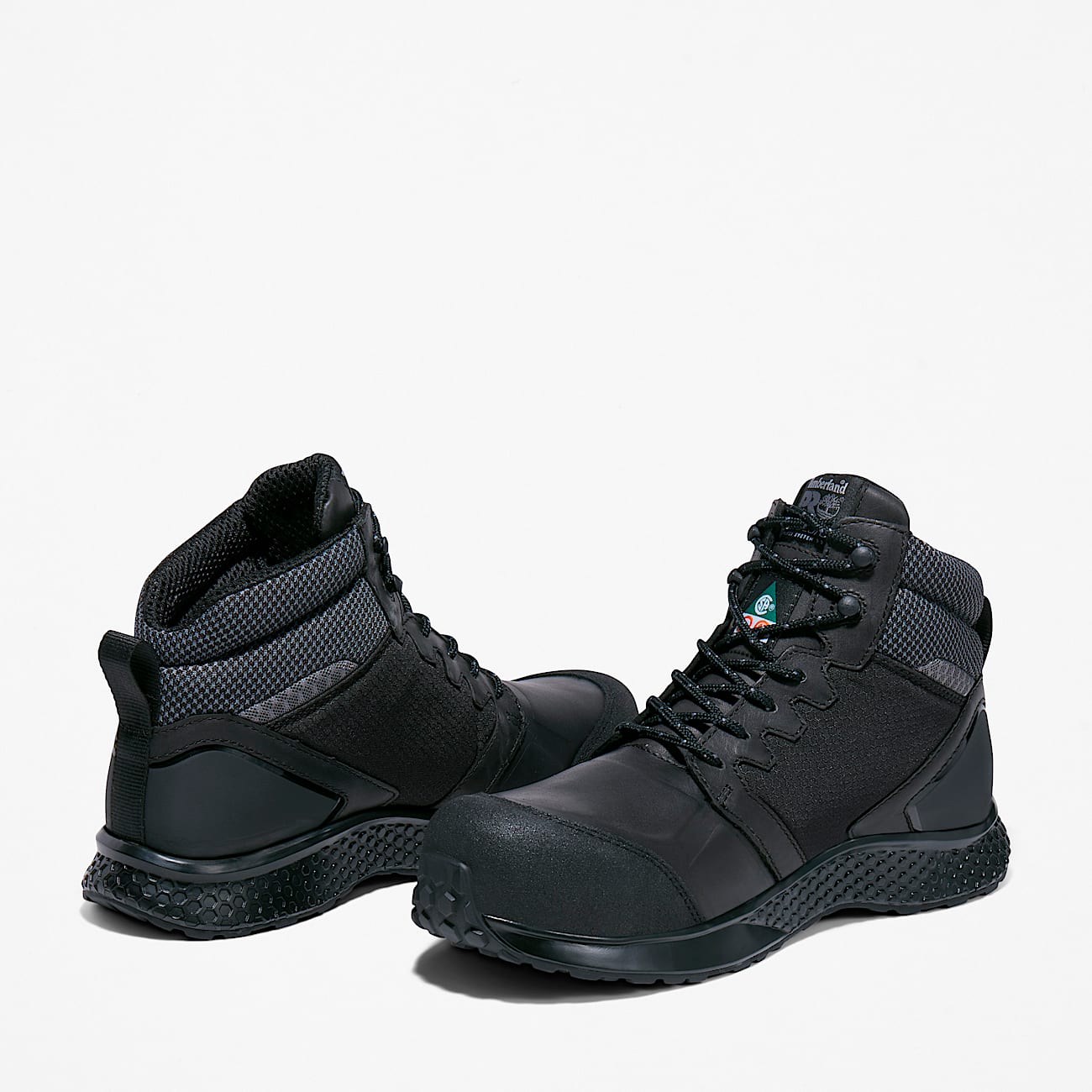 Mens Timberland PRO Reaxion CompToe Work Boot TBL BlackWhite ALT5