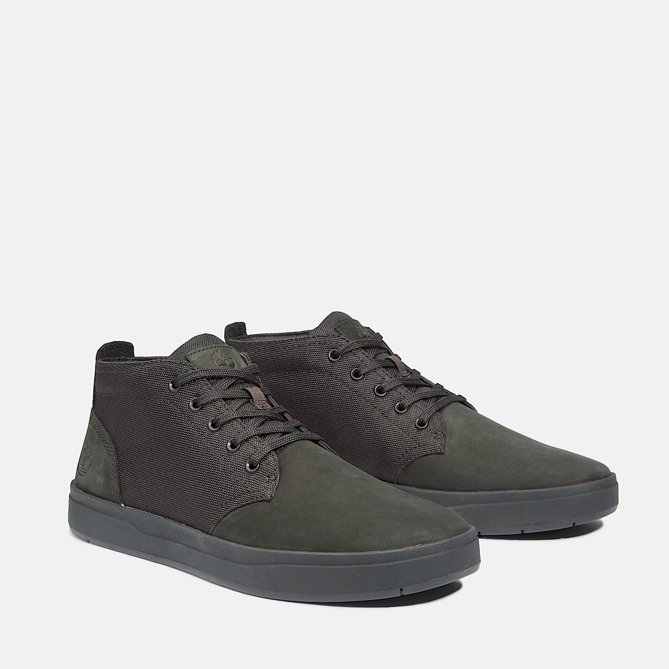 Mens Davis Square Sneaker TBL Black Nubuck ALT4