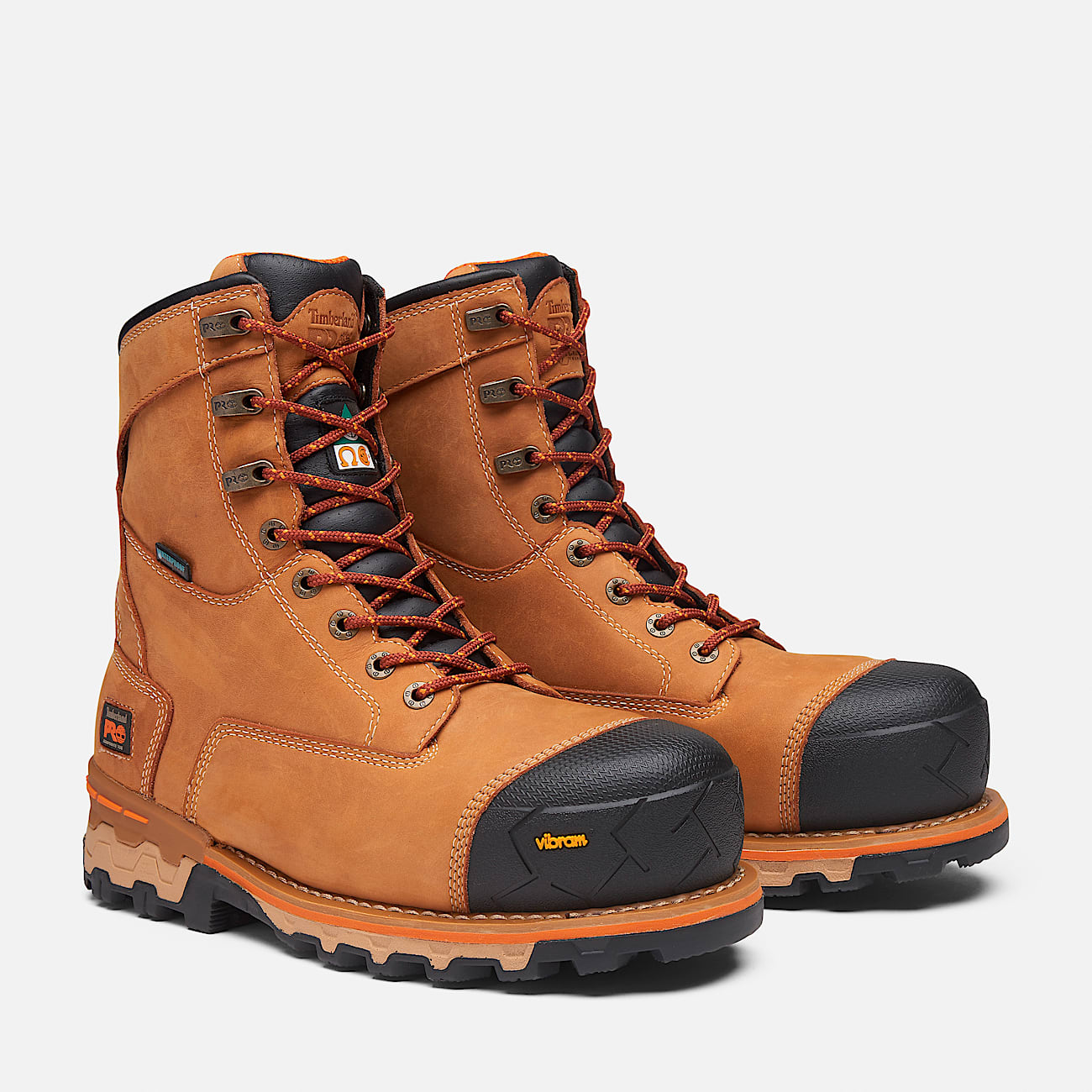 Mens Boondock 8 Composite Toe Waterproof Insulated Work Boot TBL Wheat ALT4