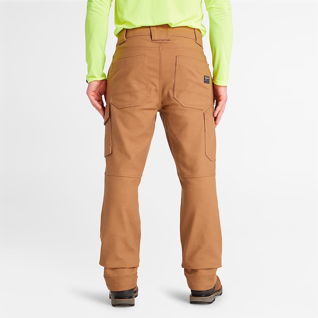 Pantalones Timberland PRO Morphix Utility de lona cepillada con doble frente para hombre TBL Trigo tostado ALT9