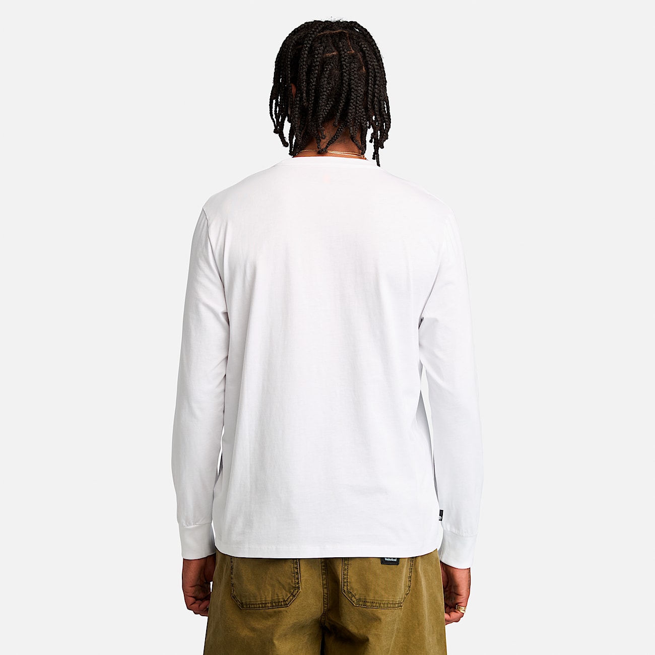 TShirt de manga larga Stack Logo Colored para hombre TBL Blanco ALT9