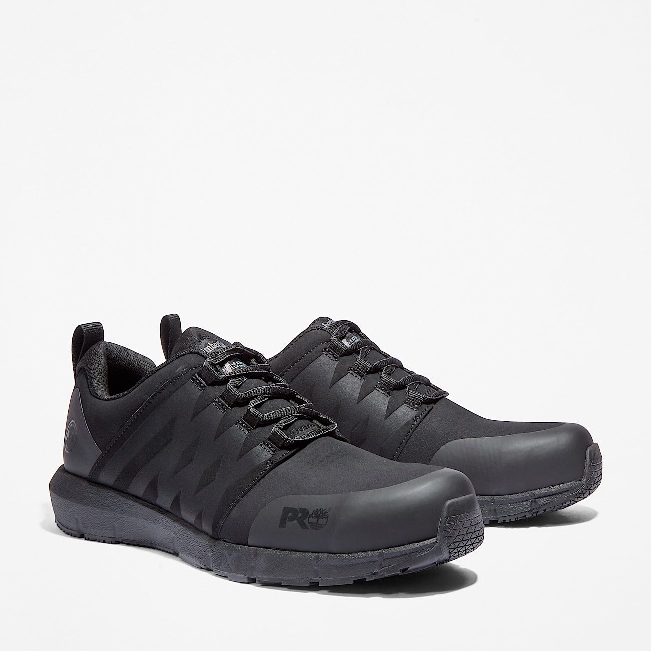 Mens Radius Composite Toe Work Sneaker TBL Black ALT4