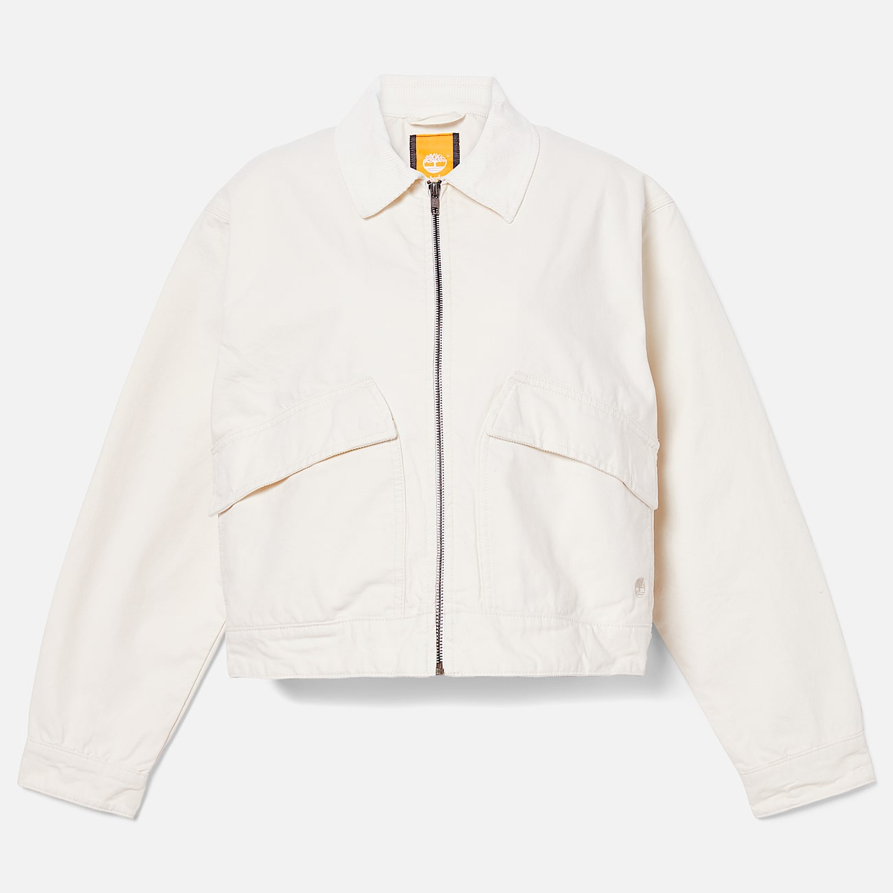 Womens Strafford Washed Canvas Jacket TBL Vintage White ALT10