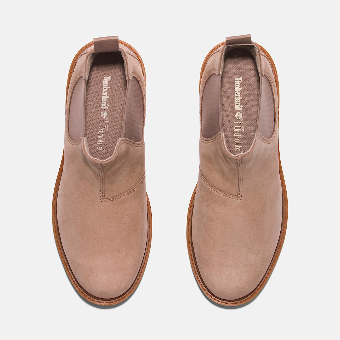 Womens Linden Woods Chelsea Boot TBL Taupe Nubuck ALT2