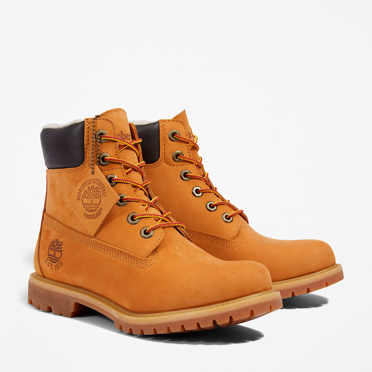Womens Timberland Premium 6Inch Waterproof Warm Lined Boot TBL Wheat Nubuck ALT4