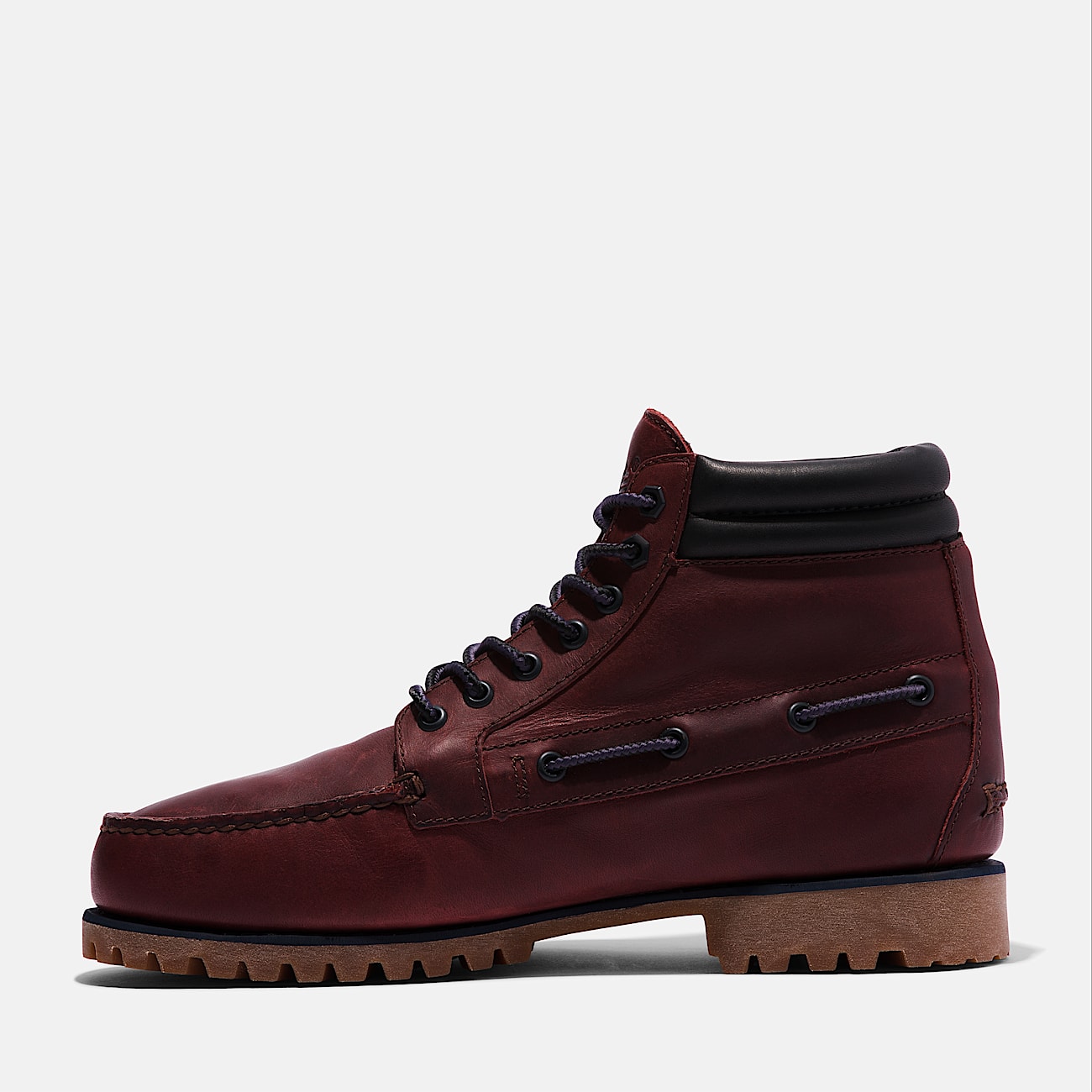 Mens Timberland Authentic 7Eye Chukka TBL Burgundy FullGrain ALT6