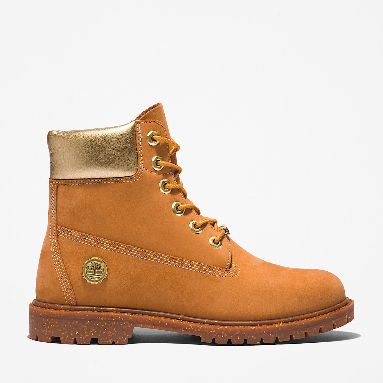 Womens Timberland Premium 6Inch Waterproof Boot TBL Wheat NubuckGold HERO