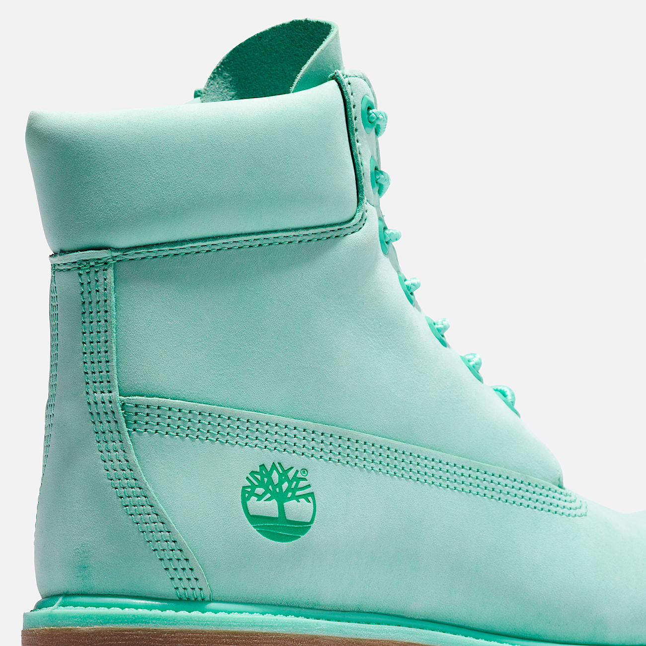 Mens Timberland 50th Anniversary Edition Premium 6Inch Waterproof Boot TBL Light Green Nubuck ALT7