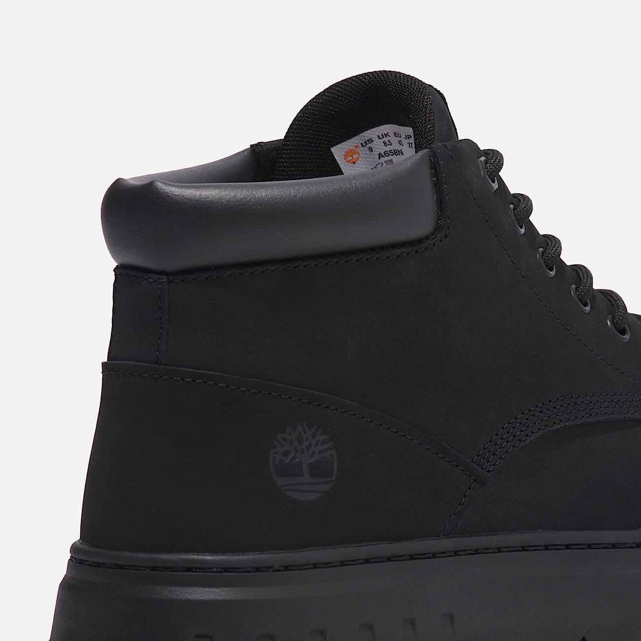 Mens Maple Grove Mid LaceUp Sneaker TBL Black ALT7