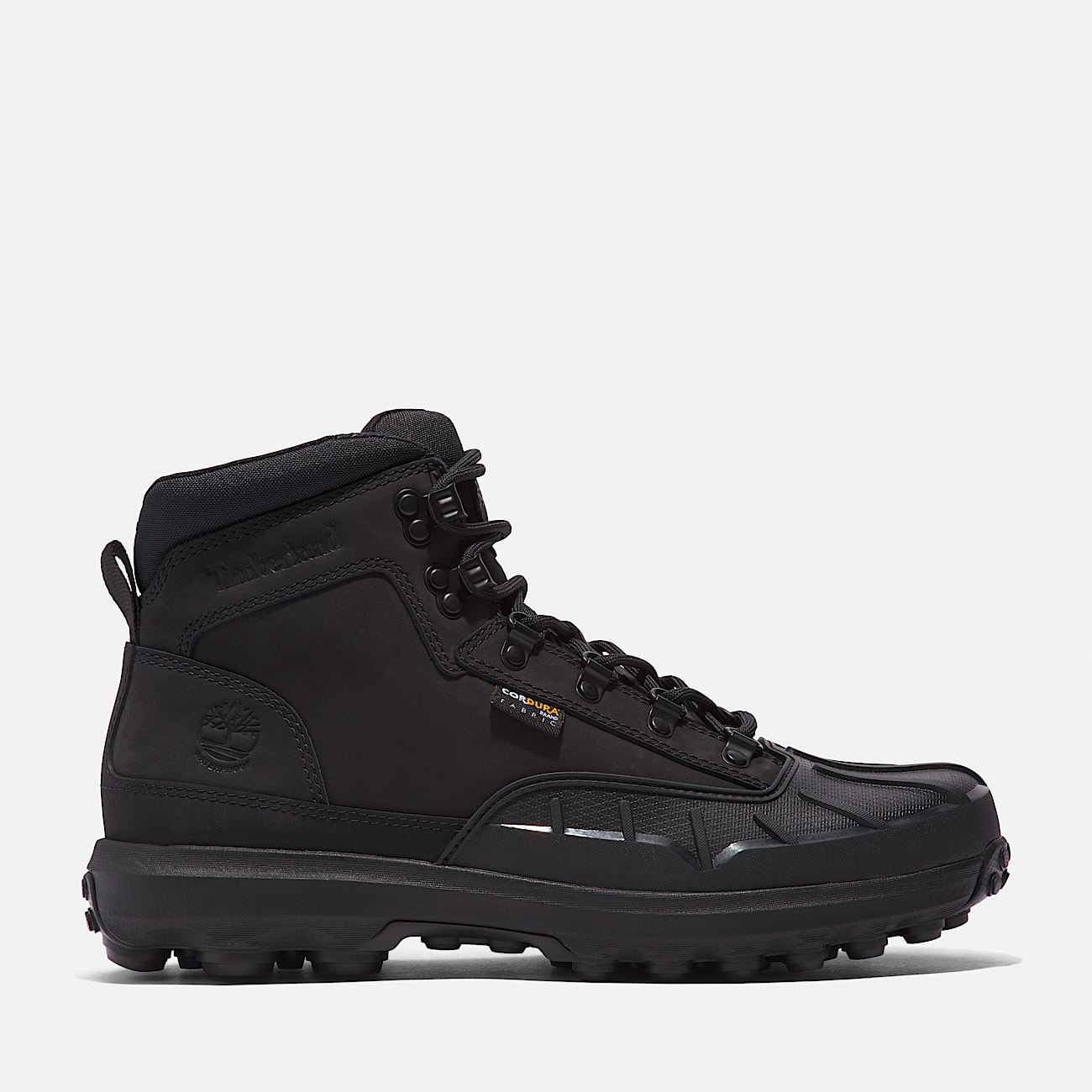 Mens Converge Mid LaceUp Waterproof Boot TBL Black Nubuck HERO