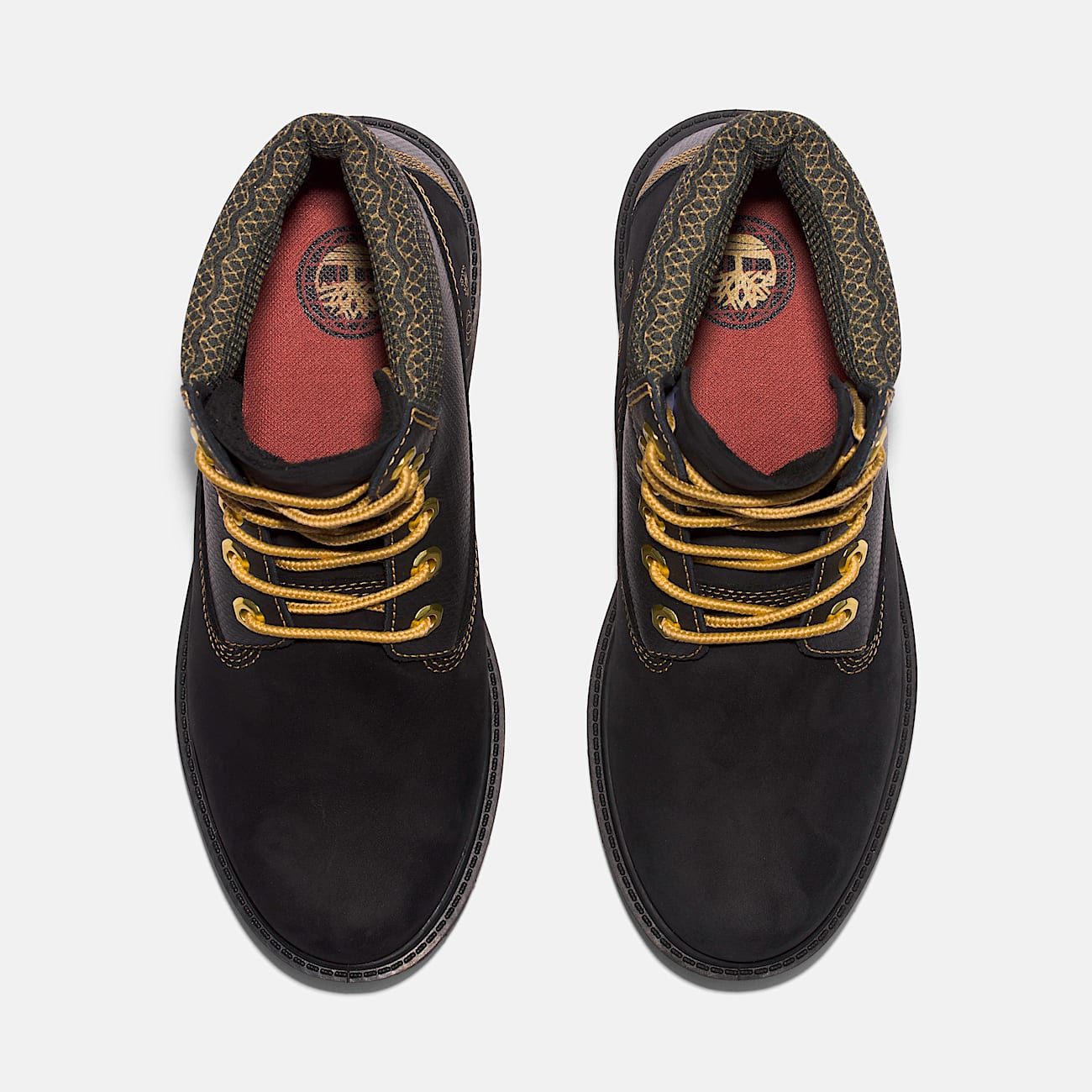 Womens Lunar New Year 6Inch LaceUp Boot TBL Black Nubuck ALT2