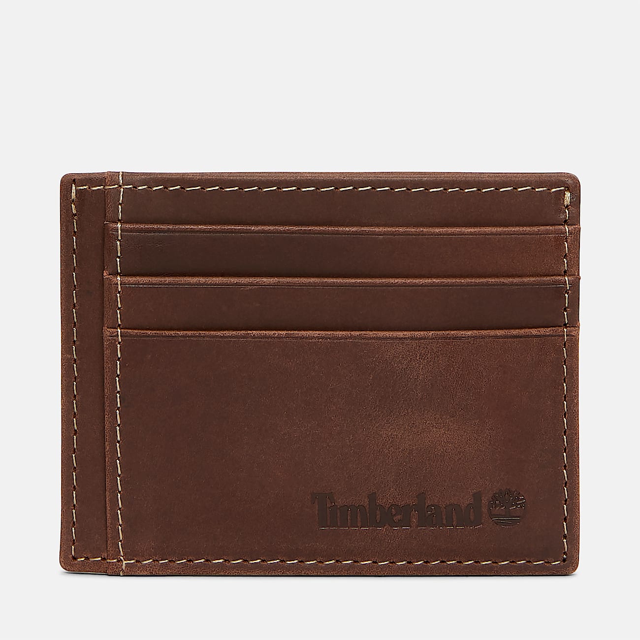 Oiled Leather Card Case TBL Brown FullGrain Leather HERO