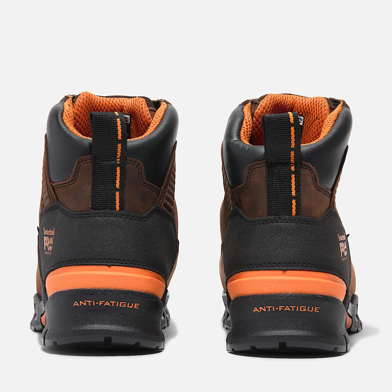 Mens Timberland PRO Endurance EV 6 Waterproof CompToe Work Boot TBL Walnut BrownOrange ALT5