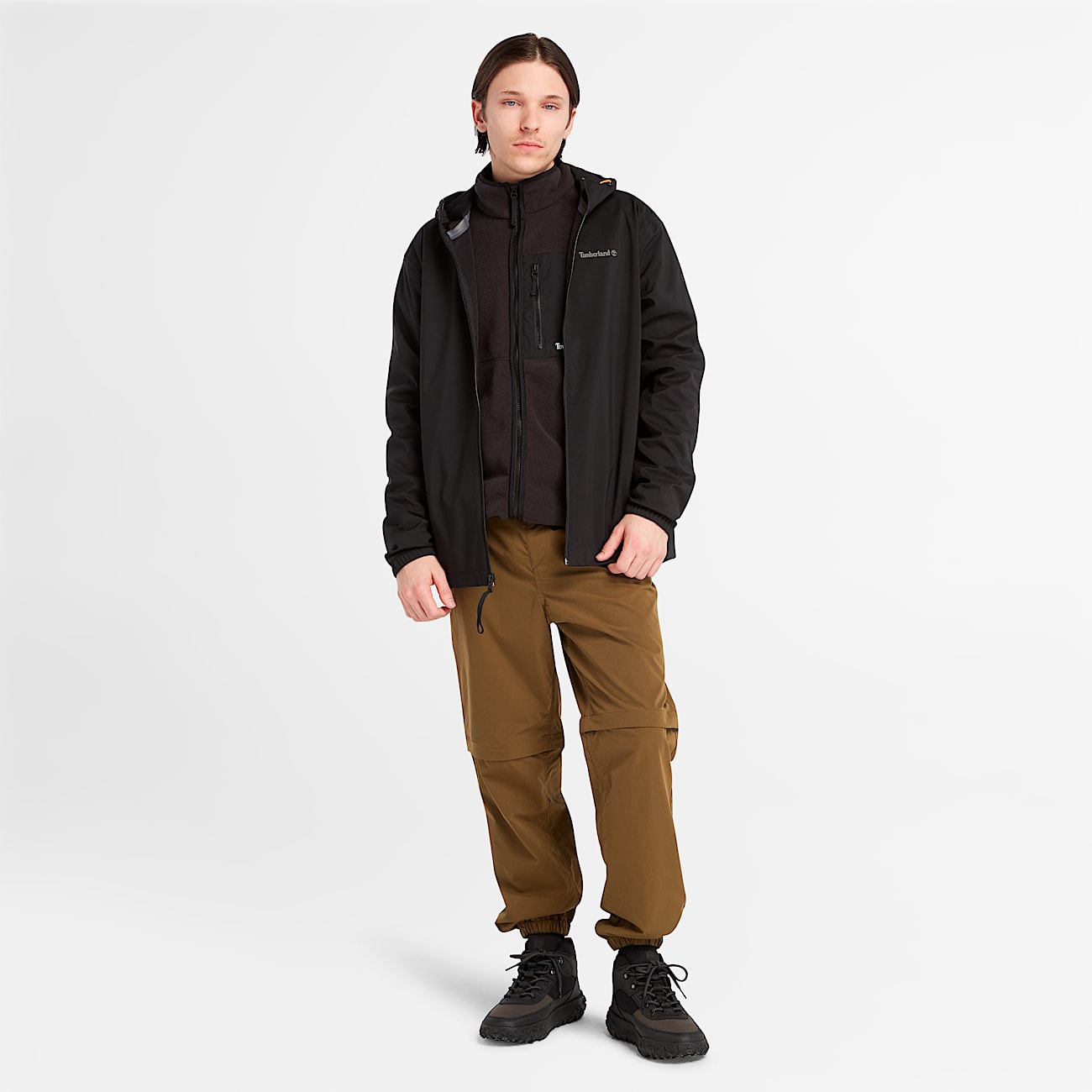 Mens Outdoor Archive ReIssue Fleece Jacket TBL Black ALT1