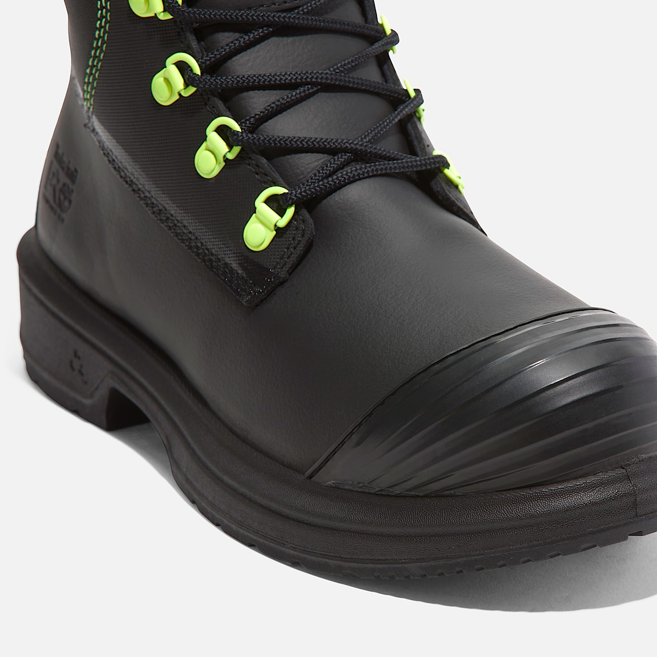 Botte de travail Timberland Grissom 8 po  embout en composite pour hommes TBL Cuir pleine fleur noir ALT7