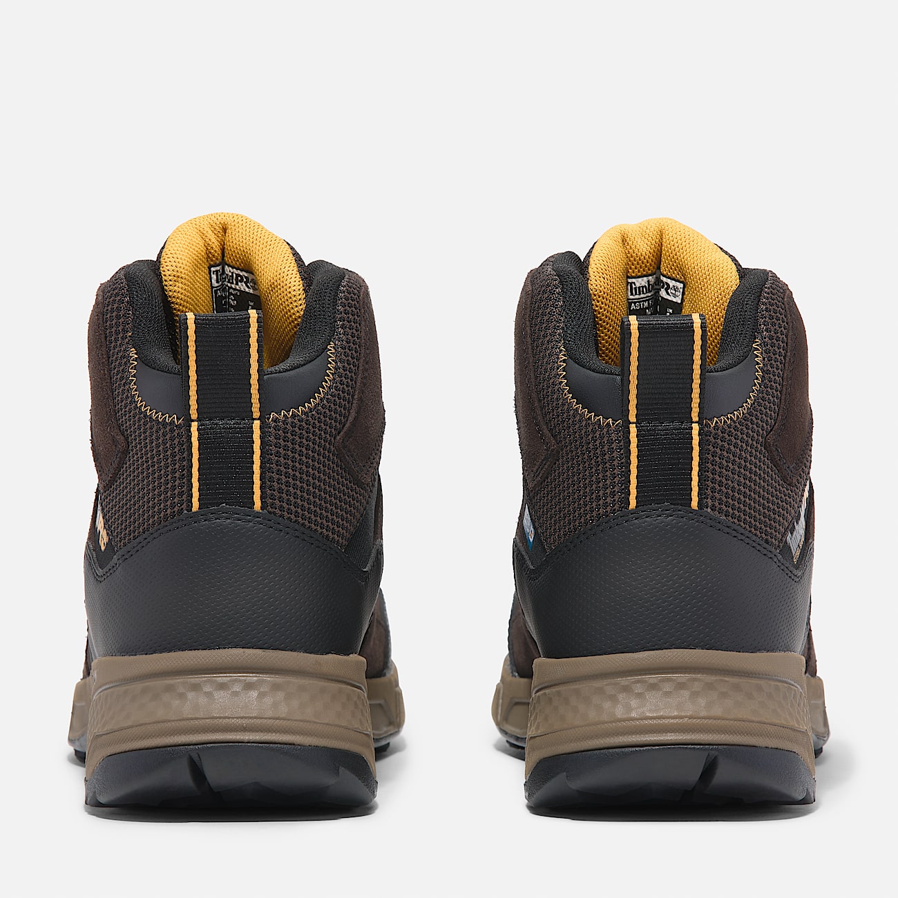 Mens Switchback LT Steel Toe Work Boot TBL BrownYellow ALT5