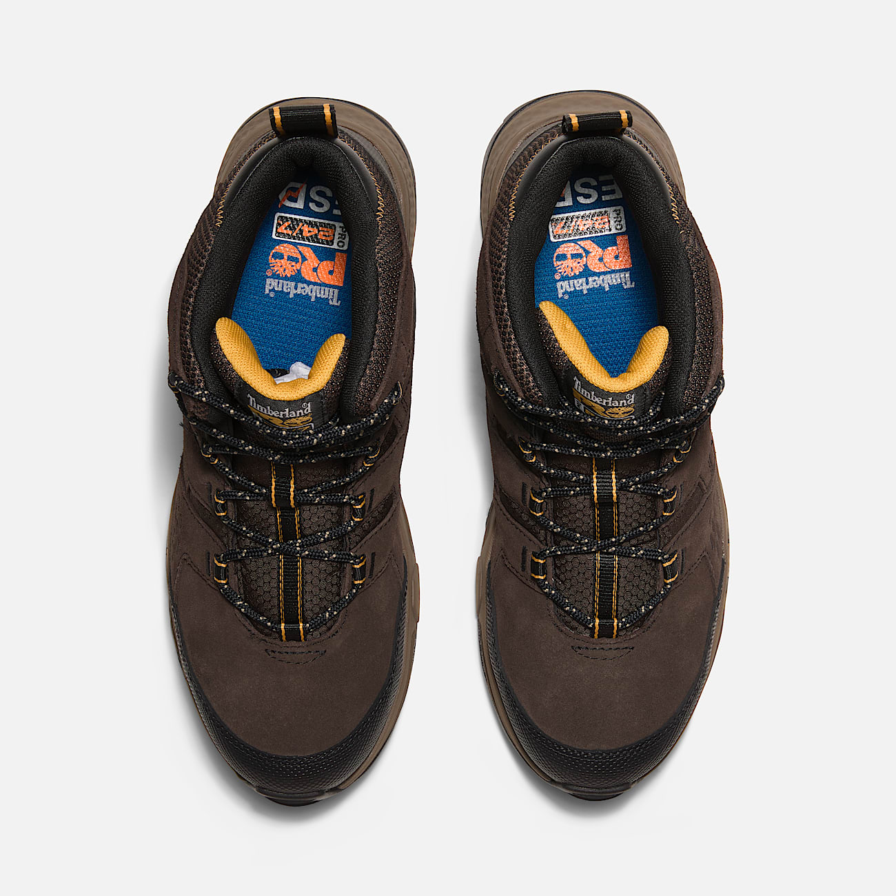 Mens Switchback LT Steel Toe Work Boot TBL BrownYellow ALT2