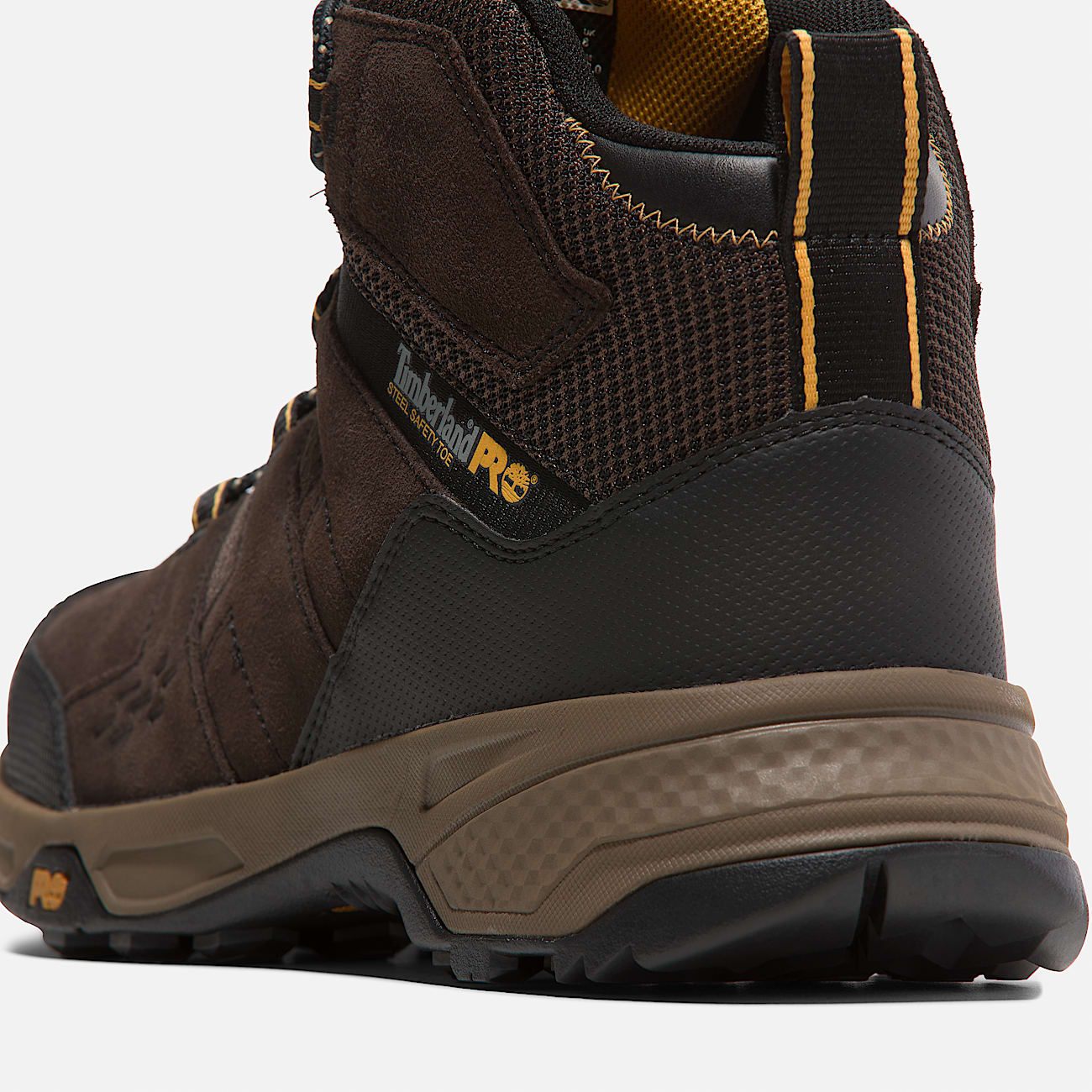 Mens Switchback LT Steel Toe Work Boot TBL BrownYellow ALT7