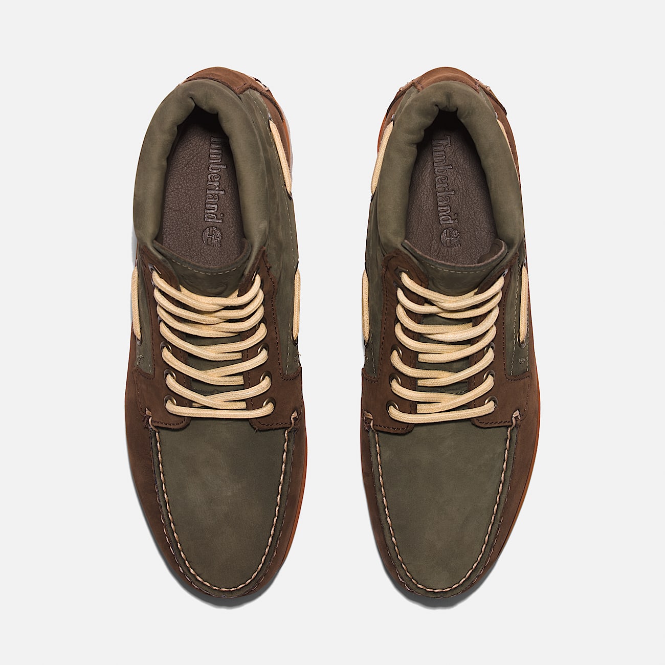 Mens Timberland Authentic 7Eye Chukka TBL Dark Brown Nubuck ALT2