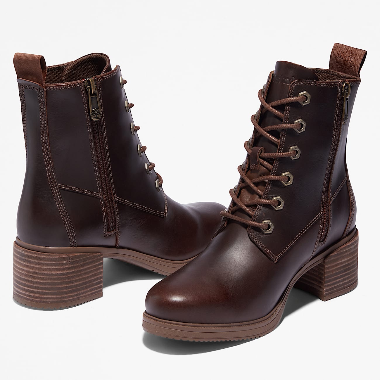 Botas Dalston Vibe de 6 pulgadas para mujer TBL Marrn medio ALT5