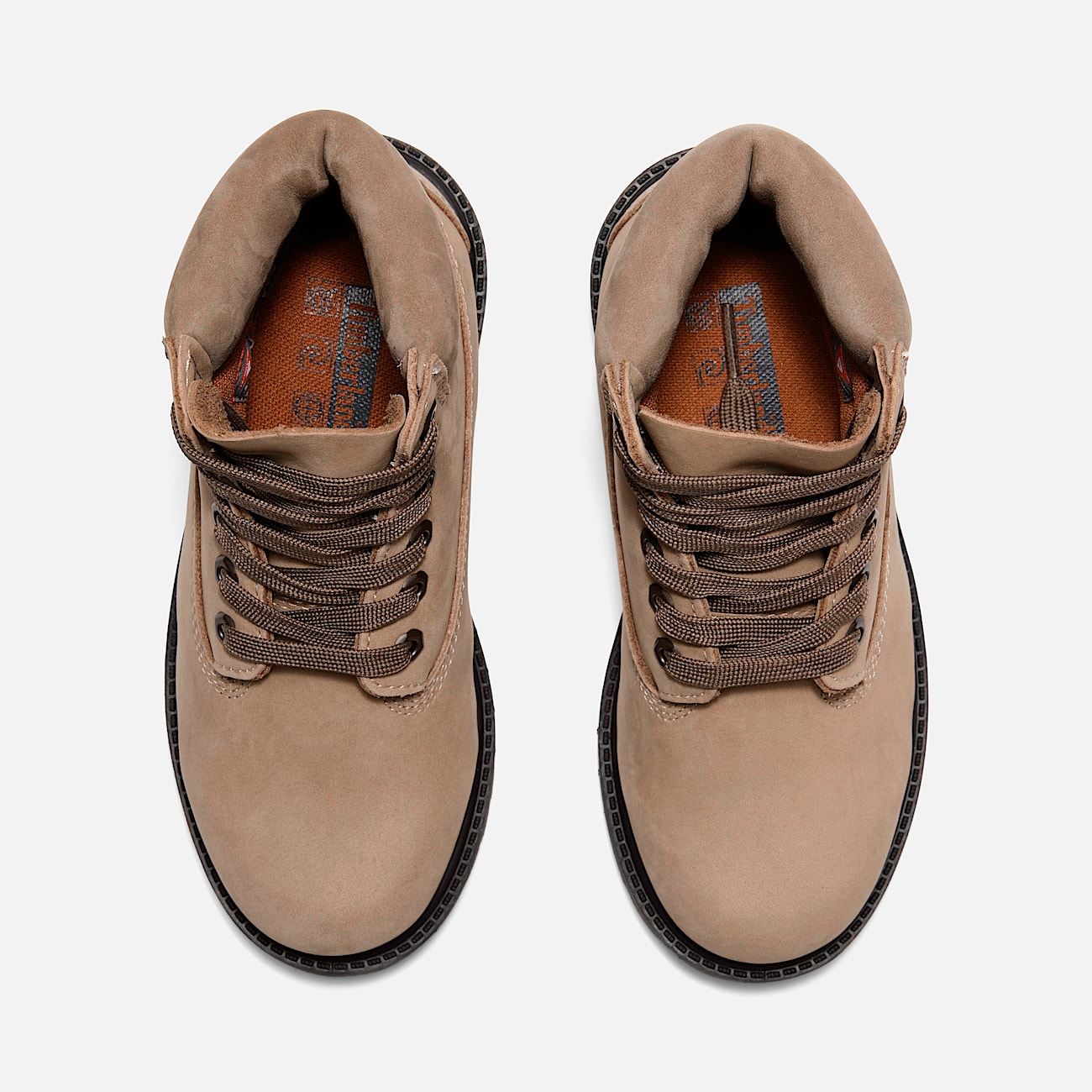 Junior Premium 6-Inch Lace-Up Waterproof Boots - Beige | Timberland US