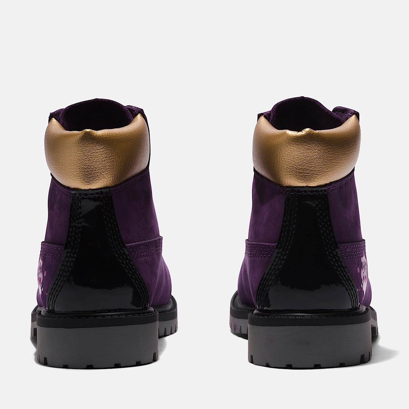 Toddler HipHop Royalty Timberland Premium 6Inch Waterproof Boots TBL Dark Purple Nubuck ALT5
