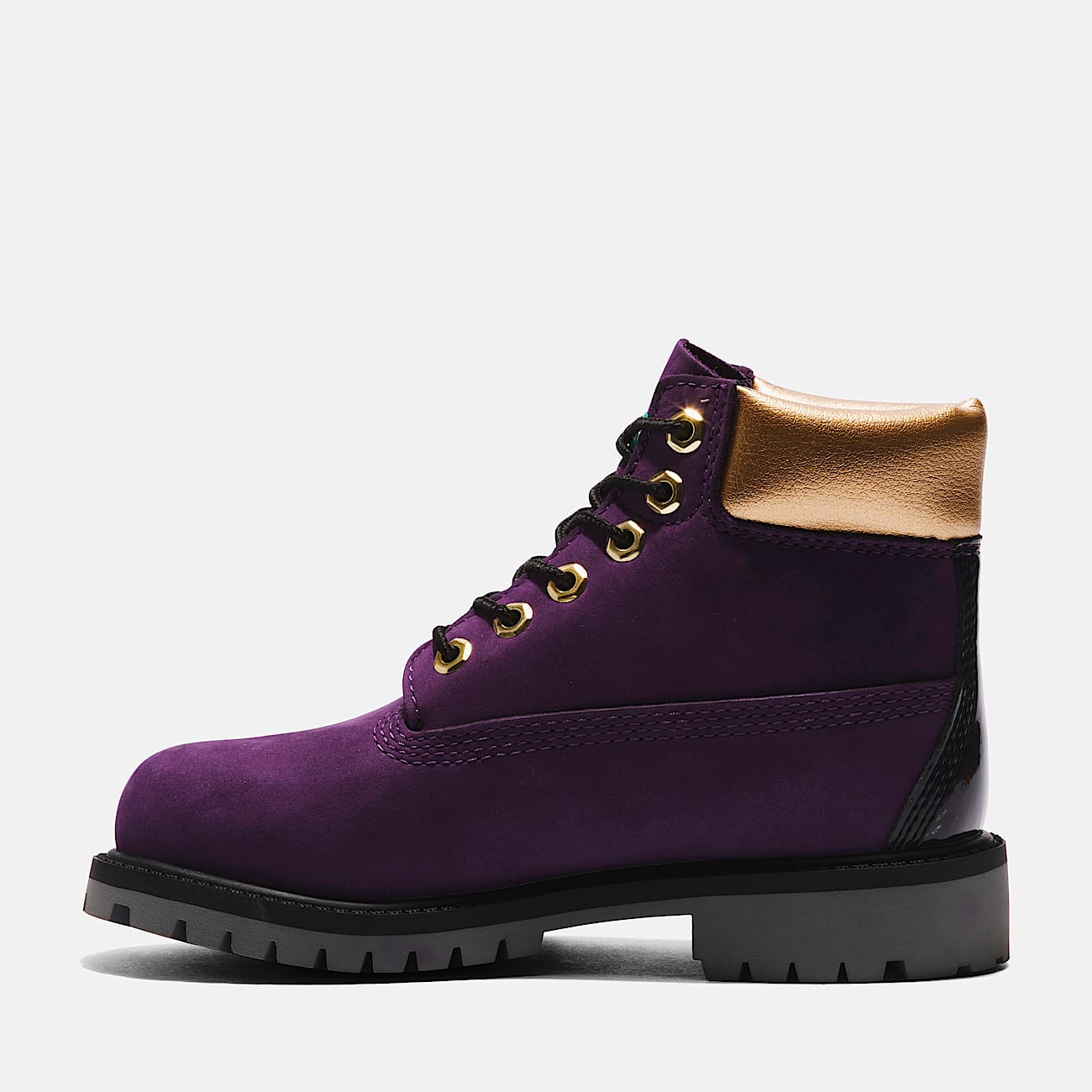Toddler HipHop Royalty Timberland Premium 6Inch Waterproof Boots TBL Dark Purple Nubuck ALT6