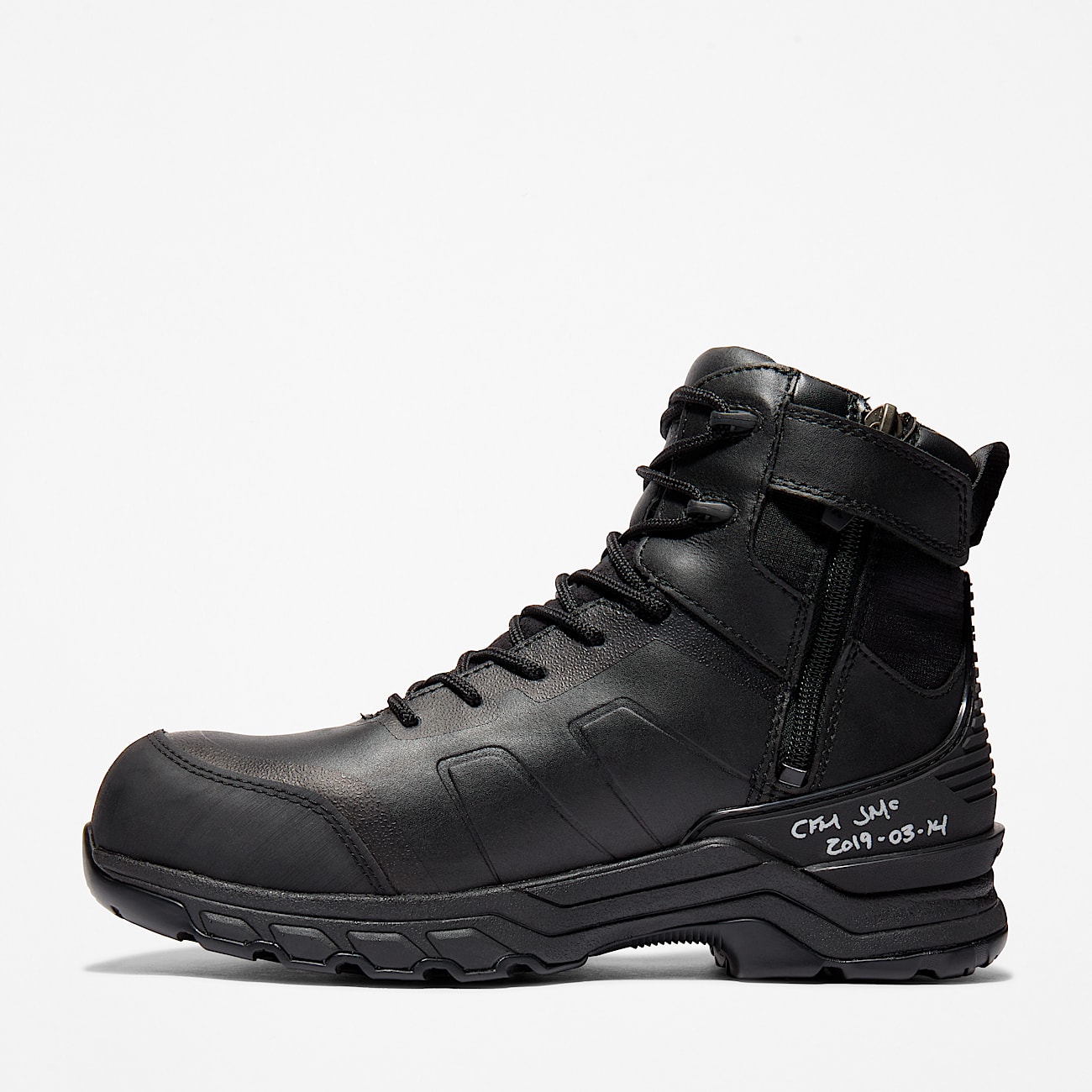 Mens Hypercharge CSA 6 Composite Toe Waterproof Work Boot TBL Black EverGuard Leather ALT6