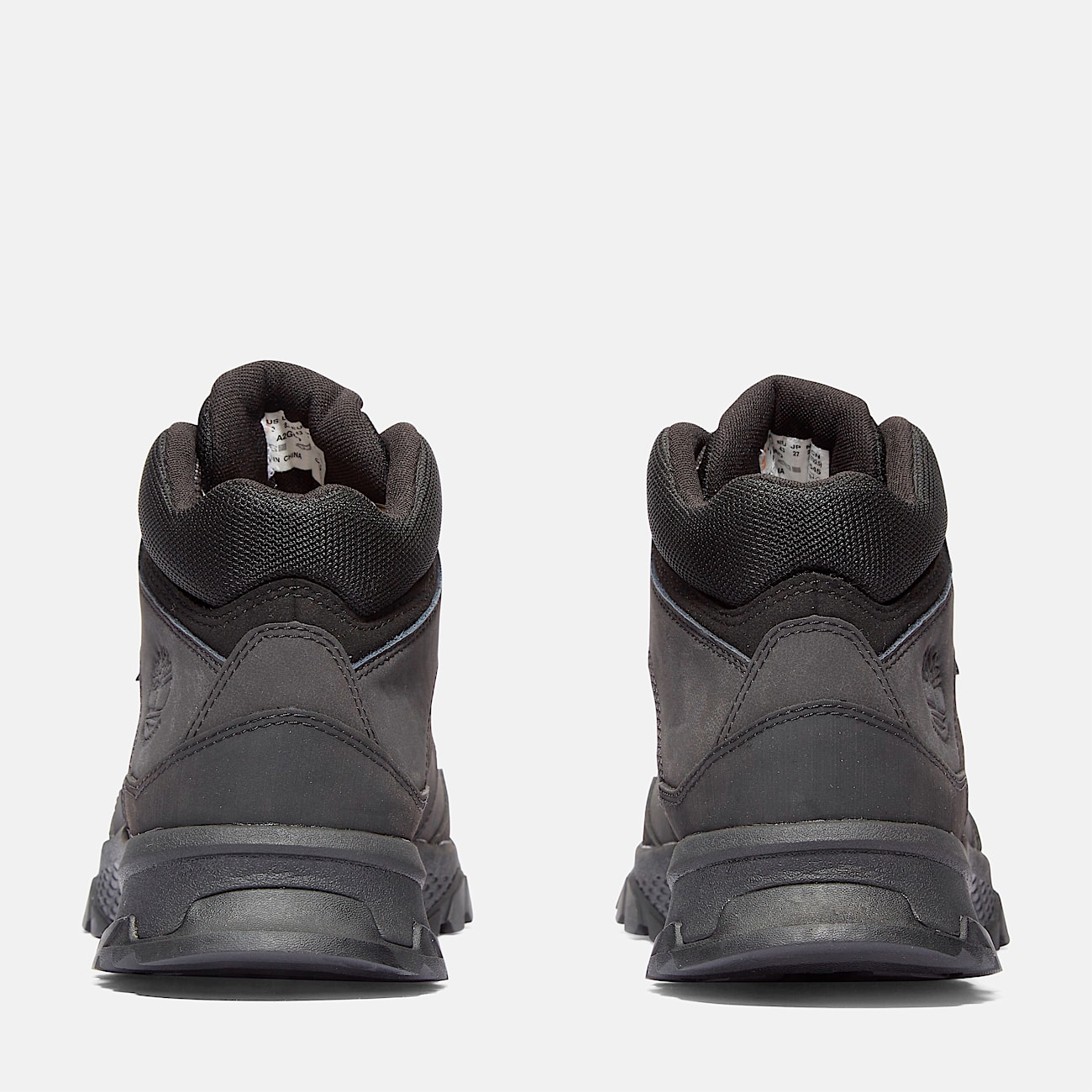 Mens Lincoln Peak Waterproof Mid Hiking Boot TBL Black Leather ALT5